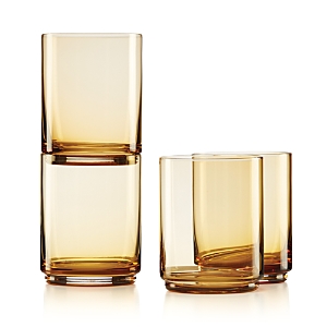 Lenox Tuscany Classics Stackable Short Glasses, Set Of 4 In Green