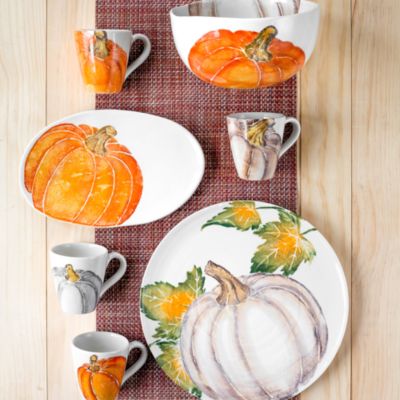 Pumpkins Round Platter