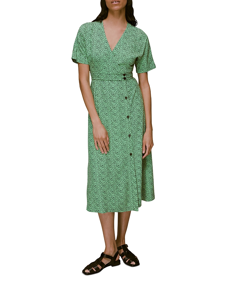 Whistles Printed Midi Dress