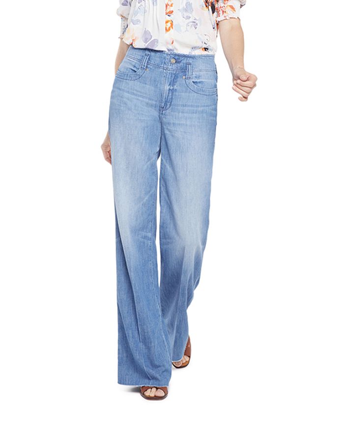 NYDJ Teresa High Rise Wide Leg Jeans in Everly | Bloomingdale's