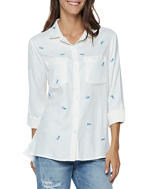 Billy T Daisy Embroidered Shirt