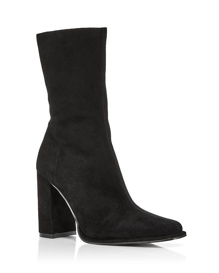 Bloomingdales booties black clearance