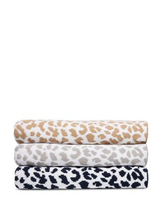 Hudson Park Collection Leopard Faux popular Fur Throw