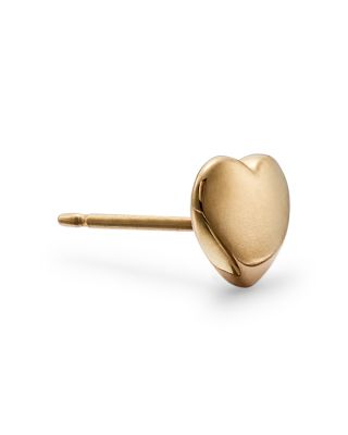 Heart Studs in 14K Yellow Gold 