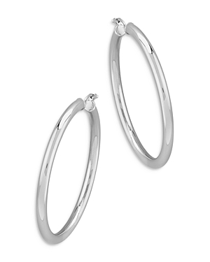 Bloomingdale's Tube Hoop Earrings In Sterling Silver - 100% Exclusive