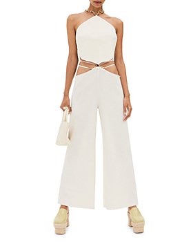 Cult Gaia - Olivine Cropped Chain Halter Top