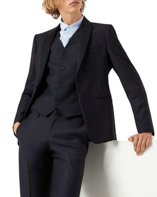 Satin Trim Tuxedo Pants