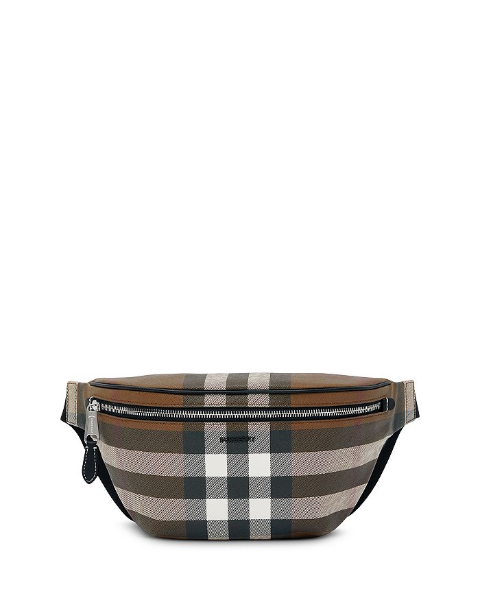 Burberry Check & Leather Bum Bag | Bloomingdale's