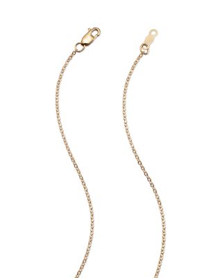 Black Opal Bezel Set Pendant Necklace in 14K Yellow Gold, 17"&nbsp;