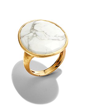 Marco Bicego - 18K Yellow Gold Lunaria Howlite Cocktail Ring - 150th Anniversary Exclusive