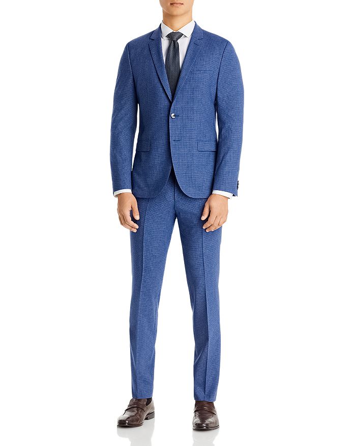 HUGO Arti & Hesten Tonal Micro Check Extra Slim Fit Suit Separates Slim ...