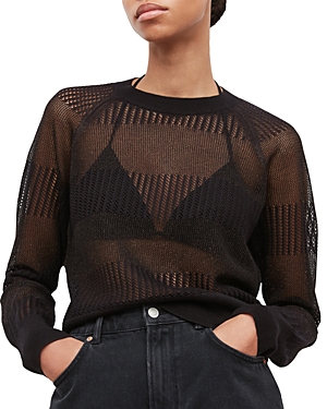 ALLSAINTS MISHA LOU METALLIC STRIPED jumper