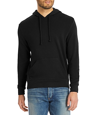 Alternative The Champ Cotton Blend French Terry Solid Regular Fit Hoodie In Black