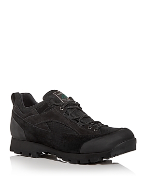 Diemme Grappa Hiker Suede And Mesh Shoes In Black