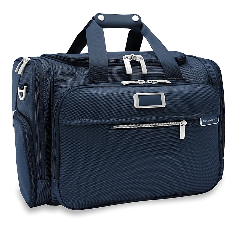 Briggs & Riley Baseline Underseat Duffel Bag In Navy