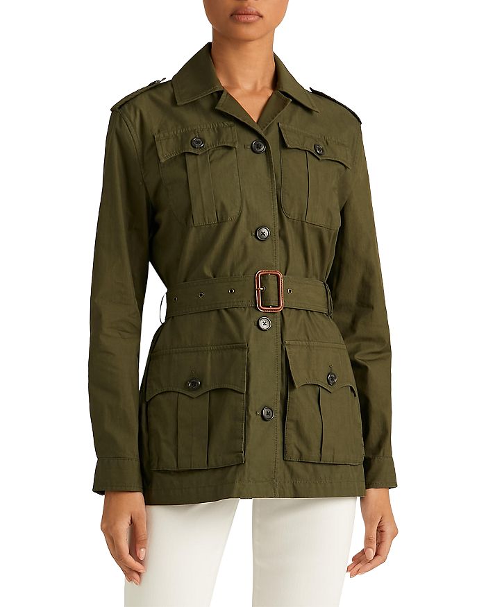 Ralph Lauren Belted Twill Field Jacket | Bloomingdale's