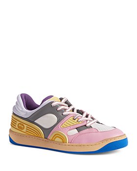 Gucci - Women's Basket Lace Up Low Top Sneakers