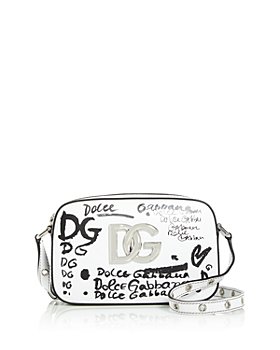 Dolce & Gabbana - Graffiti Logo Print Leather Crossbody