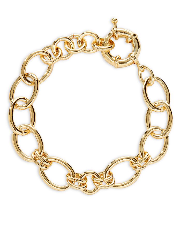 Luv Aj Cleo Link Chain Bracelet in Gold Tone | Bloomingdale's