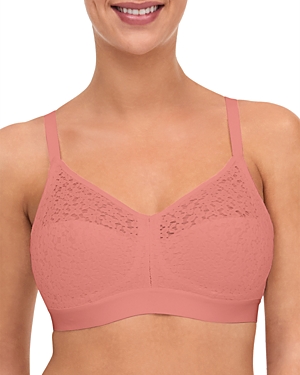 Chantelle Norah Supportive Wirefree Bra In Peach Delight