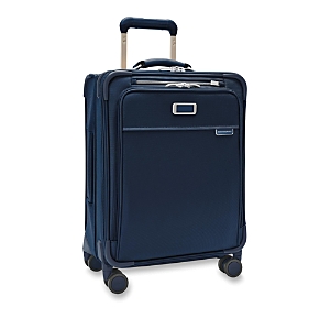 Briggs & Riley Baseline Global Carry On Spinner Suitcase In Navy