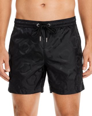 Moncler - Tonal Logo Print Swim Trunks