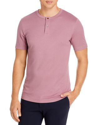 Theory Gaskell Solid Henley In Light Plum
