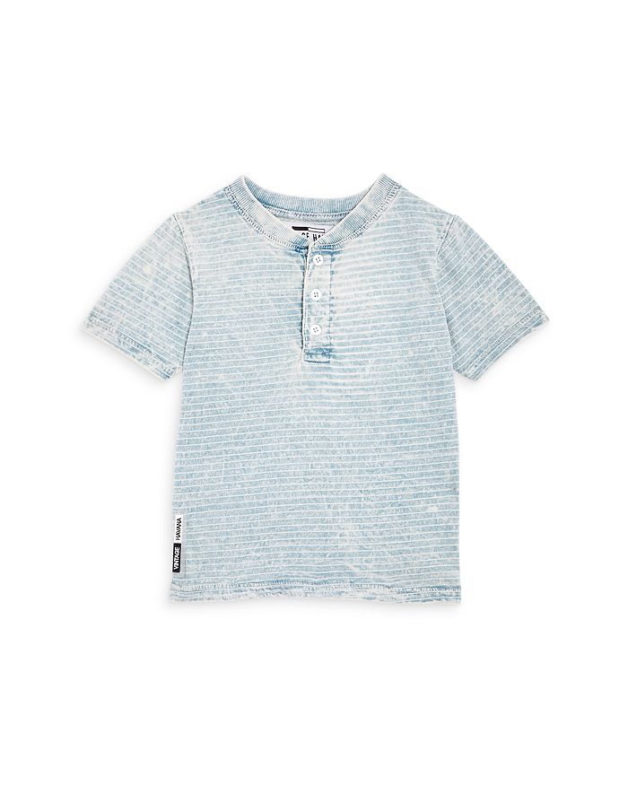 Vintage Havana Boys' Distressed Stripe Henley Tee Little Kid