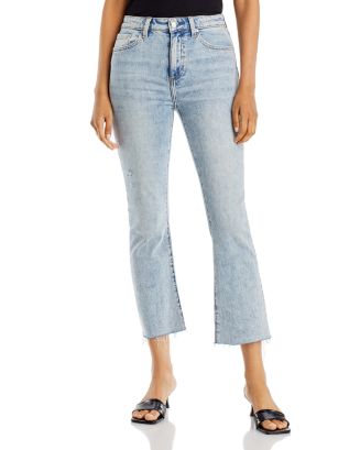 Pistola Lennon High Rise Cropped Flare Jeans in June | Bloomingdale's