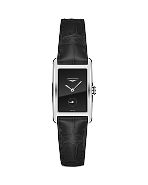 Longines Dolcevita Watch, 23mm X 37mm In Black
