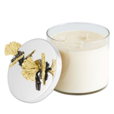 Butterfly Ginkgo Candle