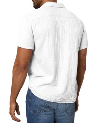 Christian02 Cotton Crepe Button Down Shirt