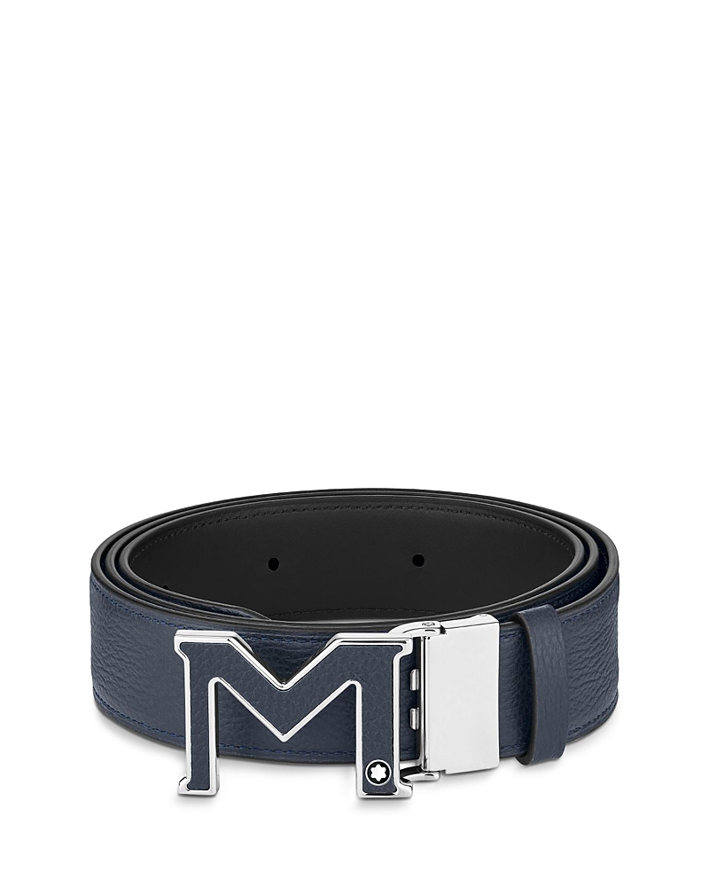 Montblanc M Buckle Reversible Leather Belt