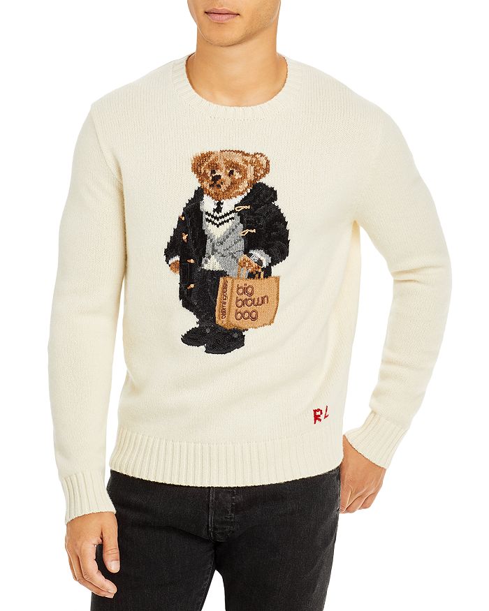 Polo Ralph Lauren Bloomingdale's Polo Bear Crewneck Sweater - 150th  Anniversary Exclusive