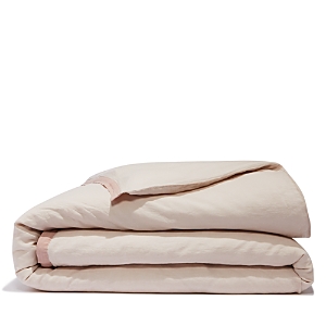 Amalia Home Collection Stonewashed Linen King Duvet Cover - 100% Exclusive In Natural/pink