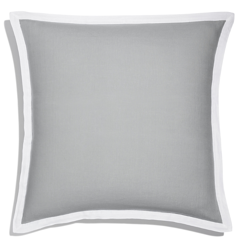 Amalia Home Collection Stonewashed Linen Euro Sham - Exclusive In Dusty Blue