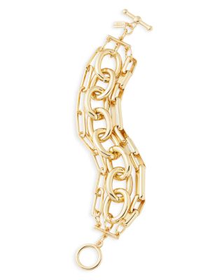 Kenneth Jay Lane Multi Strand Chunky Link Bracelet