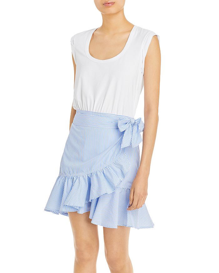 Veronica Beard Addyson Mixed Media Dress Bloomingdale's