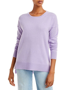 Aqua Cashmere High Low Cashmere Sweater - 100% Exclusive In Hyacinth