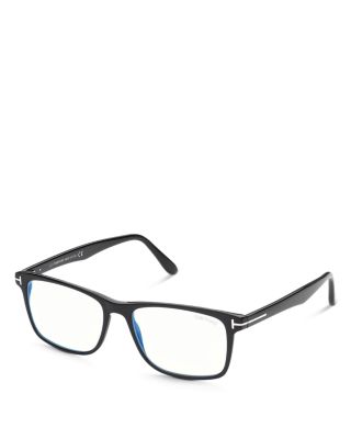 Men's Square Blue Light Glasses, 55mm