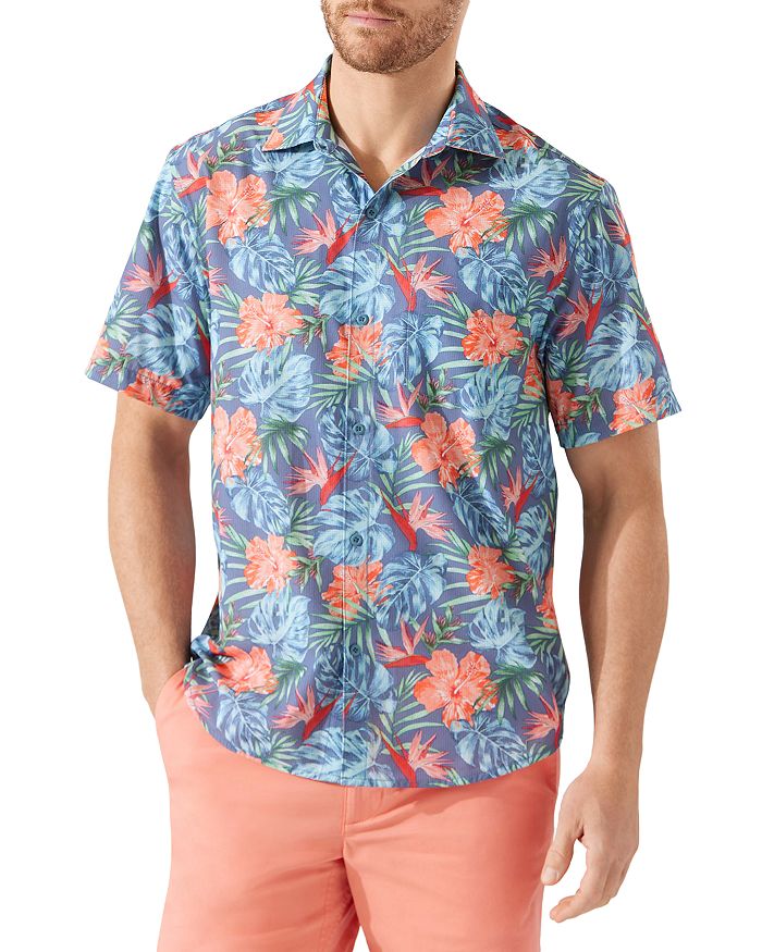 Tommy Bahama Bahama Coast Printed IslandZone Camp Shirt