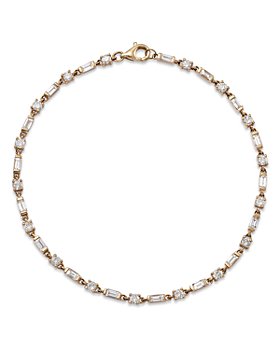 Bloomingdale's - Diamond Baguette-Cut Flex Bracelet in 14K Yellow Gold, 1.90 ct. t.w. - 100% Exclusive
