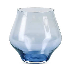 Shop Vietri Contessa Stemless Wine Glass In Blue