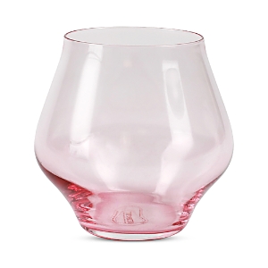 Shop Vietri Contessa Stemless Wine Glass In Pink