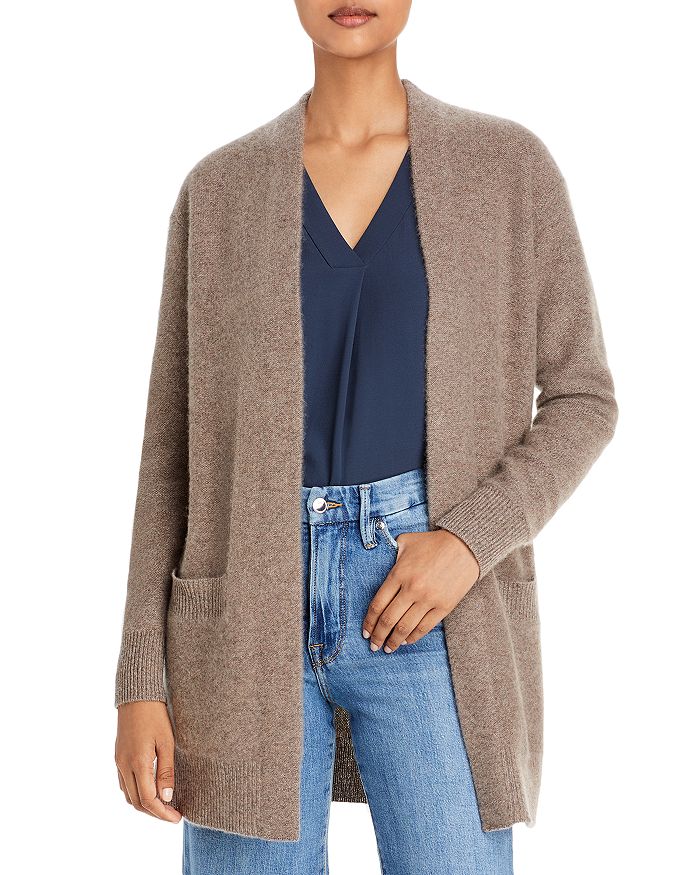 C by Bloomingdale's Cashmere Open Front Cardigan With Pockets - 100%  Exclusive | Bloomingdale's