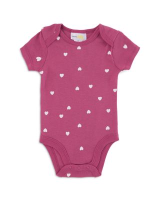 Girls' Printed Cotton Bodysuit, 3 Pack - Baby