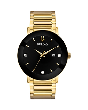 Bulova Futuro Watch, 42mm In Black/gold