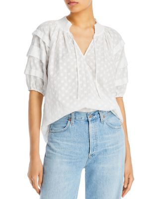 Rails - Paris Floral Embroidered Blouse