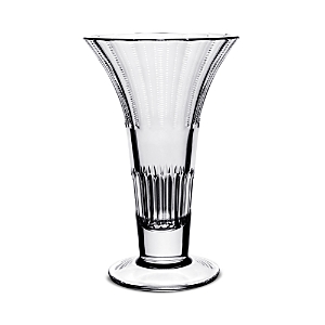 Shop William Yeoward Crystal Karen 11 Trumpet Vase In Clear