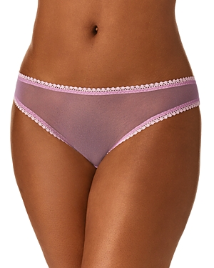 On Gossamer Gossamer Mesh Hip Bikini In Chinese Violet